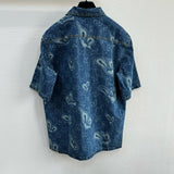 Shirt Jeans Style Blue & Monogram 2024