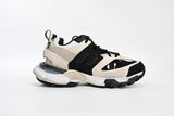 Track Sneakers White Black & Brown