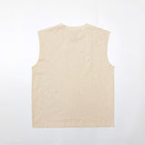 Sleeveless T-Shirt Cream 2024