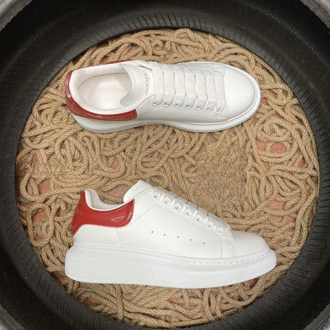 Sneakers White & Rubber Style Back Red 2024