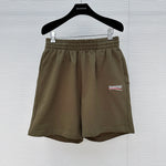 Shorts Mini Embroidered Logo Military Green