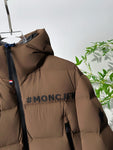 Down Jacket Brown & Black Details 2024