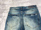 Jeans Dark Blue & White Patch 2023