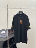 T-Shirt Black & Flames Logo 2024