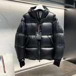 Down Jacket Black & Red Blue Logo