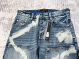 Jeans Blue & White Paint Style 2023