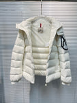 Down Jacket White Small & Big Logo 2023