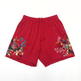 Shorts Red Paint Style 2024