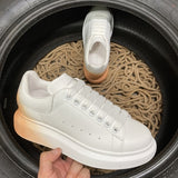 Sneakers White & Orange Back Spray Paint 2024