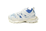 Track Sneakers White & Blue