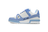 Sneakers Trainer Style Light Blue & White 2024