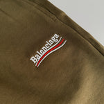 Shorts Mini Embroidered Logo Military Green