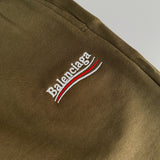 Shorts Mini Embroidered Logo Military Green