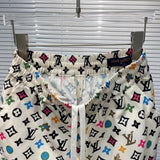 Shorts White & Colorful Monogram 2024