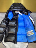 Down Jacket Black & Blue