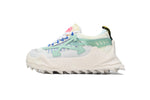 Sneakers White & Mint Green Arrows 2024