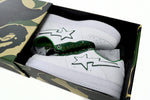 Sneakers White & Green Lines 2024