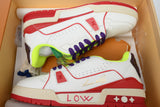 Sneakers White Red & Purple Details 2024