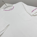 T-Shirt White & Purple Details 2024