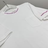 T-Shirt White & Purple Details 2024