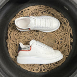 Sneakers White & Shiny Silver Red Back 2024