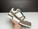 Sneakers White & Dark Brown 2024