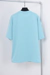 T-Shirt Light Blue & Big Embroidered Logo 2023