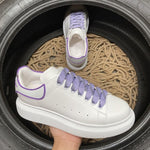 Sneakers White & Light Purple Outline 2024