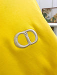 Hoodie Small Embroidered Logo Yellow 2023