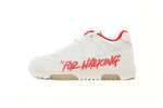 Sneakers White & Red Writing 2023