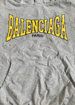 Hoodie Grey & Yellow Old Logo 2024