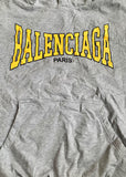 Hoodie Grey & Yellow Old Logo 2024