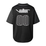 Shirt Black Baseball Style