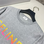 T-Shirt Grey & Colorful Logo