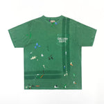 T-Shirt Green Pocket & Paint Style 2024