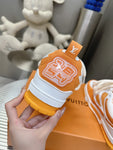 Sneakers White & Orange Skater Style 2023