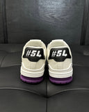 Sneakers White Black & Purple 2024