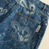 Shorts Jeans Style Blue & Monogram 2024