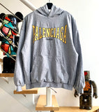 Hoodie Grey & Yellow Old Logo 2024