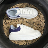 Sneakers White & Purple Velvet Back 2024