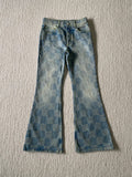 Jeans Blue Square Style 2024