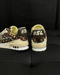 Sneakers Brown & Colorful Details 2024