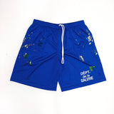 Shorts Blue Paint Style