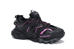 Track Sneakers Black & Pink