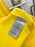 Hoodie Small Embroidered Logo Yellow 2023