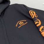 Hoodie Black & Orange Logo 2023