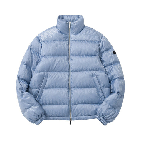 Down Jacket Monogram Light Blue 2023