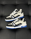 Sneakers White Black & Blue 2024