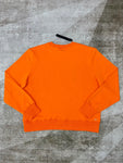 Crewneck Orange & Embroidered Black Bandana Logo