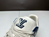 Sneakers White & Blue Squares 2024